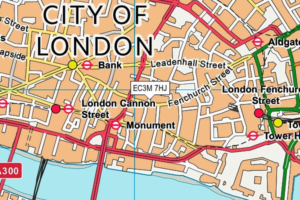 EC3M 7HJ map - OS VectorMap District (Ordnance Survey) EC3M 7HJ map - OS VectorMap District (Ordnance Survey)