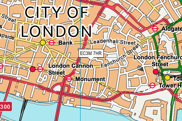 EC3M 7HR map - OS VectorMap District (Ordnance Survey) EC3M 7HR map - OS VectorMap District (Ordnance Survey)