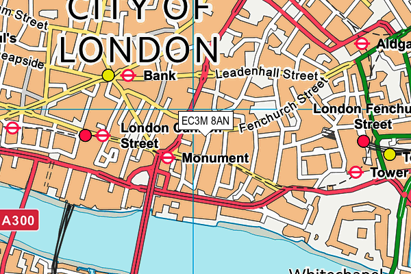 EC3M 8AN map - OS VectorMap District (Ordnance Survey) EC3M 8AN map - OS VectorMap District (Ordnance Survey)