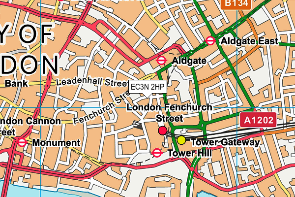 EC3N 2HP map - OS VectorMap District (Ordnance Survey) EC3N 2HP map - OS VectorMap District (Ordnance Survey)