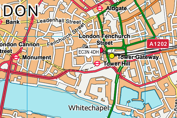 EC3N 4DH map - OS VectorMap District (Ordnance Survey)