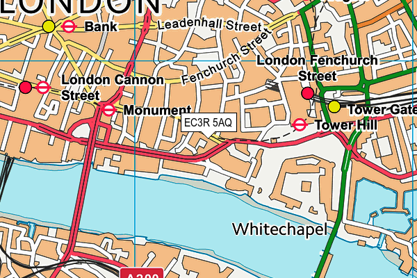 EC3R 5AQ map - OS VectorMap District (Ordnance Survey) EC3R 5AQ map - OS VectorMap District (Ordnance Survey)