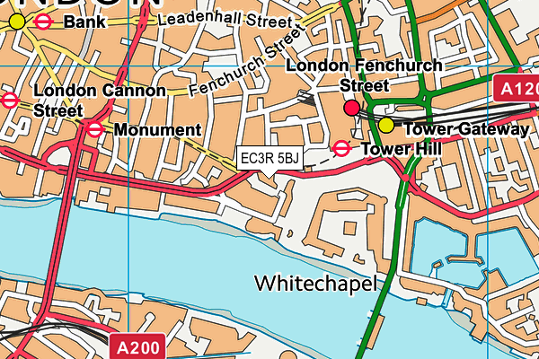 EC3R 5BJ map - OS VectorMap District (Ordnance Survey) EC3R 5BJ map - OS VectorMap District (Ordnance Survey)