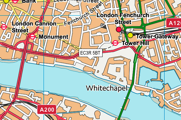 EC3R 5BT map - OS VectorMap District (Ordnance Survey) EC3R 5BT map - OS VectorMap District (Ordnance Survey)