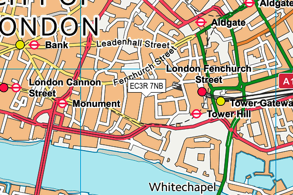 EC3R 7NB map - OS VectorMap District (Ordnance Survey) EC3R 7NB map - OS VectorMap District (Ordnance Survey)