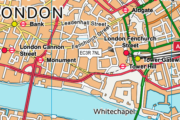 EC3R 7NL map - OS VectorMap District (Ordnance Survey) EC3R 7NL map - OS VectorMap District (Ordnance Survey)