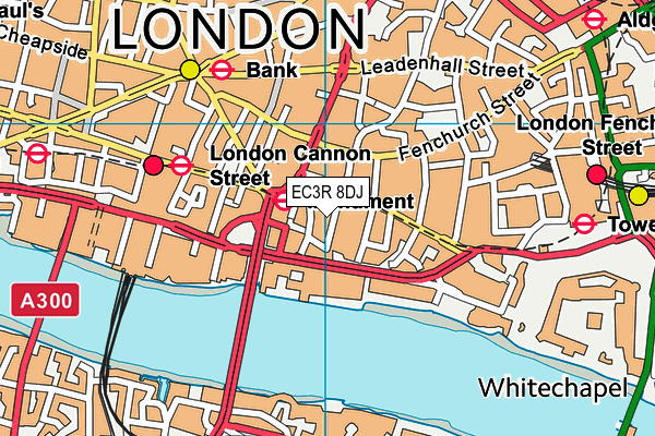 EC3R 8DJ map - OS VectorMap District (Ordnance Survey) EC3R 8DJ map - OS VectorMap District (Ordnance Survey)