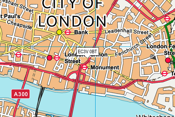 EC3V 0BT map - OS VectorMap District (Ordnance Survey) EC3V 0BT map - OS VectorMap District (Ordnance Survey)