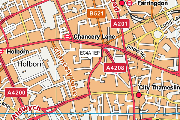 EC4A 1EP map - OS VectorMap District (Ordnance Survey) EC4A 1EP map - OS VectorMap District (Ordnance Survey)
