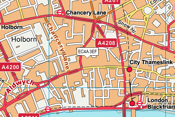 EC4A 3EF map - OS VectorMap District (Ordnance Survey) EC4A 3EF map - OS VectorMap District (Ordnance Survey)