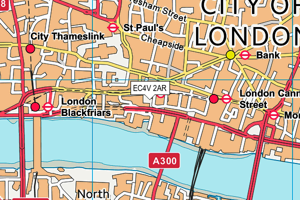 EC4V 2AR map - OS VectorMap District (Ordnance Survey) EC4V 2AR map - OS VectorMap District (Ordnance Survey)