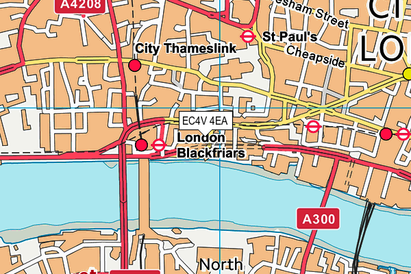 EC4V 4EA map - OS VectorMap District (Ordnance Survey) EC4V 4EA map - OS VectorMap District (Ordnance Survey)