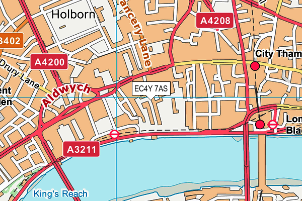 EC4Y 7AS map - OS VectorMap District (Ordnance Survey) EC4Y 7AS map - OS VectorMap District (Ordnance Survey)