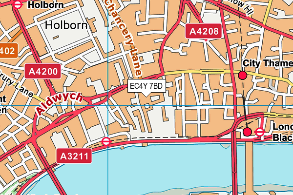 EC4Y 7BD map - OS VectorMap District (Ordnance Survey) EC4Y 7BD map - OS VectorMap District (Ordnance Survey)
