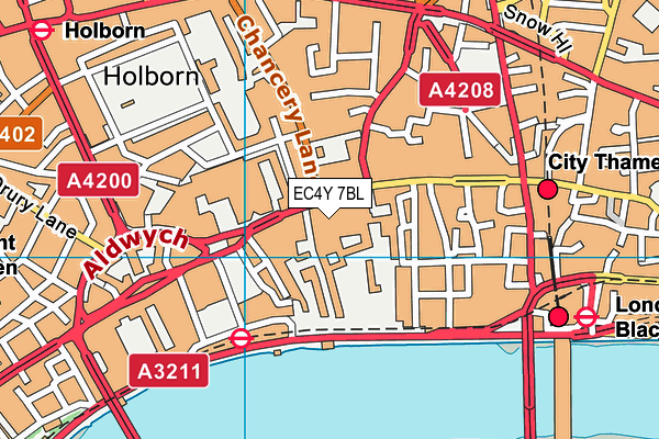 EC4Y 7BL map - OS VectorMap District (Ordnance Survey) EC4Y 7BL map - OS VectorMap District (Ordnance Survey)