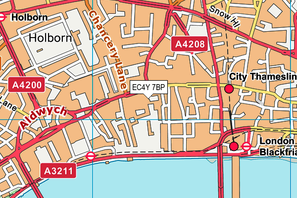 EC4Y 7BP map - OS VectorMap District (Ordnance Survey) EC4Y 7BP map - OS VectorMap District (Ordnance Survey)