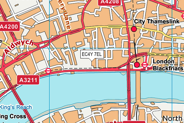 EC4Y 7EL map - OS VectorMap District (Ordnance Survey) EC4Y 7EL map - OS VectorMap District (Ordnance Survey)