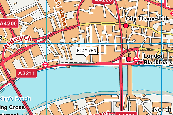 EC4Y 7EN map - OS VectorMap District (Ordnance Survey) EC4Y 7EN map - OS VectorMap District (Ordnance Survey)