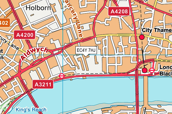 EC4Y 7HJ map - OS VectorMap District (Ordnance Survey) EC4Y 7HJ map - OS VectorMap District (Ordnance Survey)