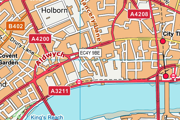 EC4Y 9BE map - OS VectorMap District (Ordnance Survey) EC4Y 9BE map - OS VectorMap District (Ordnance Survey)