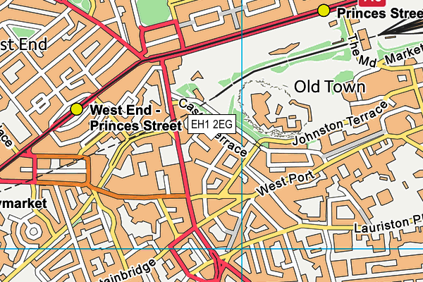 EH1 2EG map - OS VectorMap District (Ordnance Survey) EH1 2EG map - OS VectorMap District (Ordnance Survey)
