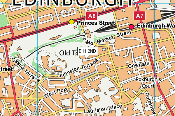 EH1 2ND map - OS VectorMap District (Ordnance Survey) EH1 2ND map - OS VectorMap District (Ordnance Survey)