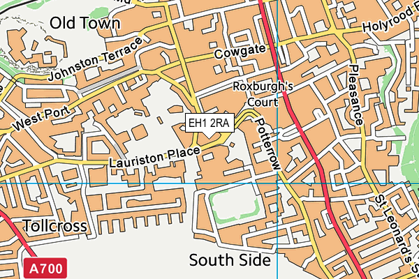 EH1 2RA map - OS VectorMap District (Ordnance Survey) EH1 2RA map - OS VectorMap District (Ordnance Survey)