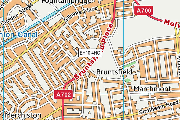 EH10 4HG map - OS VectorMap District (Ordnance Survey) EH10 4HG map - OS VectorMap District (Ordnance Survey)