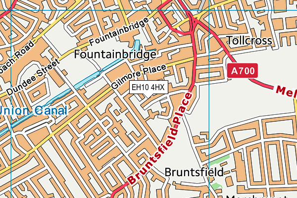 EH10 4HX map - OS VectorMap District (Ordnance Survey) EH10 4HX map - OS VectorMap District (Ordnance Survey)