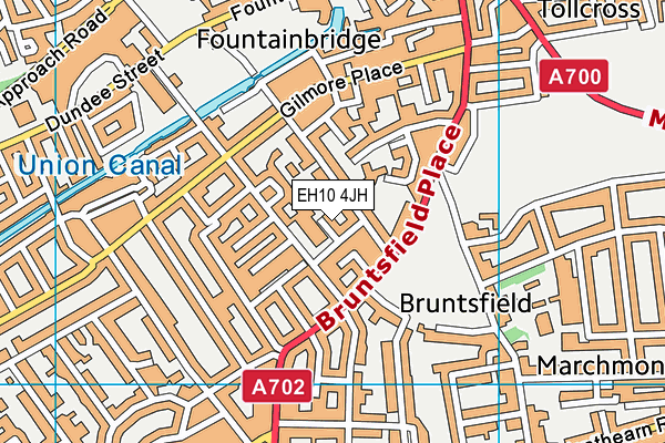EH10 4JH map - OS VectorMap District (Ordnance Survey) EH10 4JH map - OS VectorMap District (Ordnance Survey)