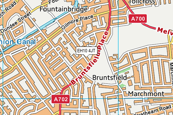 EH10 4JT map - OS VectorMap District (Ordnance Survey) EH10 4JT map - OS VectorMap District (Ordnance Survey)