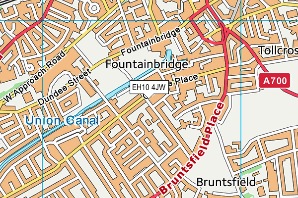 EH10 4JW map - OS VectorMap District (Ordnance Survey) EH10 4JW map - OS VectorMap District (Ordnance Survey)