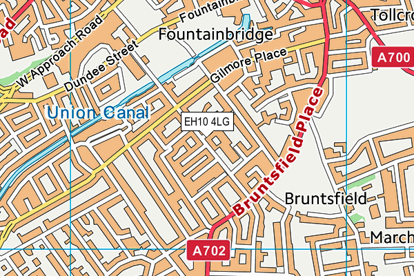 EH10 4LG map - OS VectorMap District (Ordnance Survey) EH10 4LG map - OS VectorMap District (Ordnance Survey)