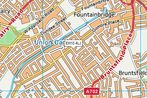 EH10 4LJ map - OS VectorMap District (Ordnance Survey) EH10 4LJ map - OS VectorMap District (Ordnance Survey)