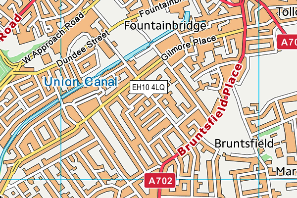 EH10 4LQ map - OS VectorMap District (Ordnance Survey) EH10 4LQ map - OS VectorMap District (Ordnance Survey)