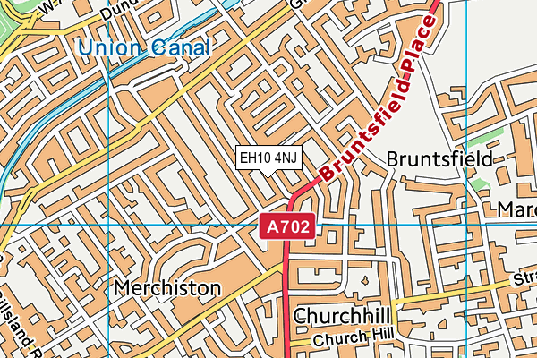 EH10 4NJ map - OS VectorMap District (Ordnance Survey) EH10 4NJ map - OS VectorMap District (Ordnance Survey)