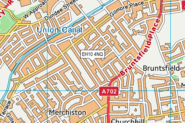 EH10 4NQ map - OS VectorMap District (Ordnance Survey) EH10 4NQ map - OS VectorMap District (Ordnance Survey)