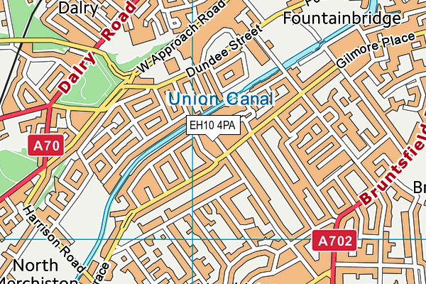 EH10 4PA map - OS VectorMap District (Ordnance Survey) EH10 4PA map - OS VectorMap District (Ordnance Survey)