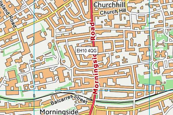 EH10 4QG map - OS VectorMap District (Ordnance Survey) EH10 4QG map - OS VectorMap District (Ordnance Survey)