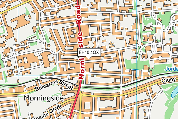 EH10 4QX map - OS VectorMap District (Ordnance Survey) EH10 4QX map - OS VectorMap District (Ordnance Survey)