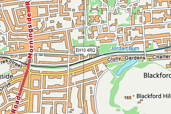 EH10 4RQ map - OS VectorMap District (Ordnance Survey) EH10 4RQ map - OS VectorMap District (Ordnance Survey)