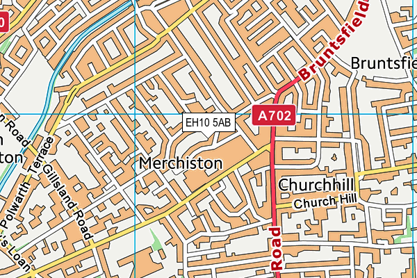 EH10 5AB map - OS VectorMap District (Ordnance Survey) EH10 5AB map - OS VectorMap District (Ordnance Survey)