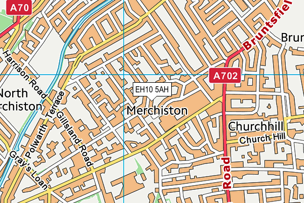 EH10 5AH map - OS VectorMap District (Ordnance Survey) EH10 5AH map - OS VectorMap District (Ordnance Survey)