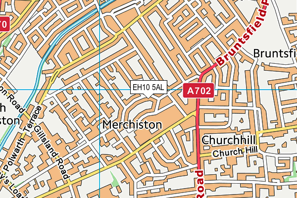 EH10 5AL map - OS VectorMap District (Ordnance Survey) EH10 5AL map - OS VectorMap District (Ordnance Survey)