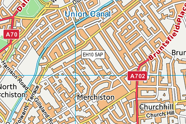 EH10 5AP map - OS VectorMap District (Ordnance Survey) EH10 5AP map - OS VectorMap District (Ordnance Survey)
