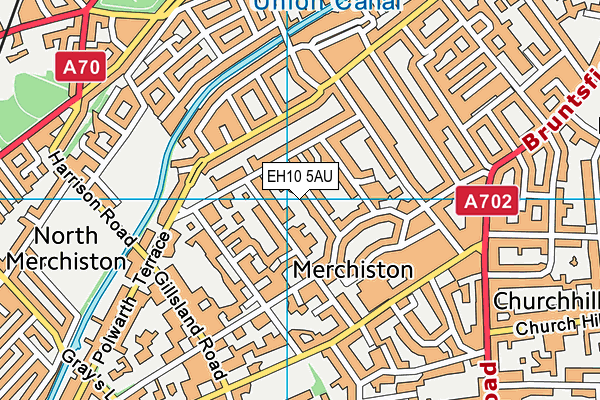 EH10 5AU map - OS VectorMap District (Ordnance Survey) EH10 5AU map - OS VectorMap District (Ordnance Survey)
