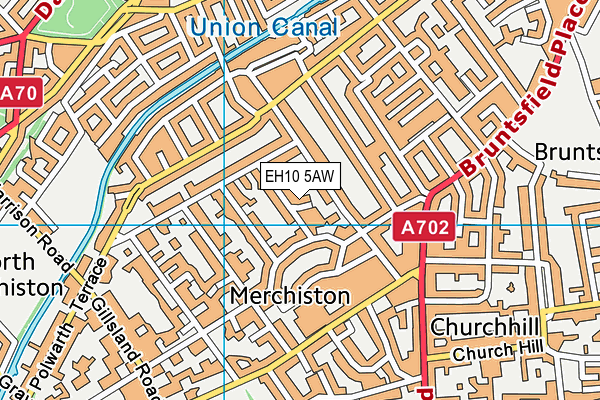 EH10 5AW map - OS VectorMap District (Ordnance Survey) EH10 5AW map - OS VectorMap District (Ordnance Survey)