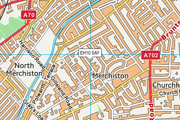 EH10 5AY map - OS VectorMap District (Ordnance Survey) EH10 5AY map - OS VectorMap District (Ordnance Survey)