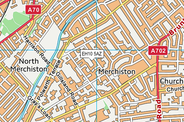 EH10 5AZ map - OS VectorMap District (Ordnance Survey) EH10 5AZ map - OS VectorMap District (Ordnance Survey)