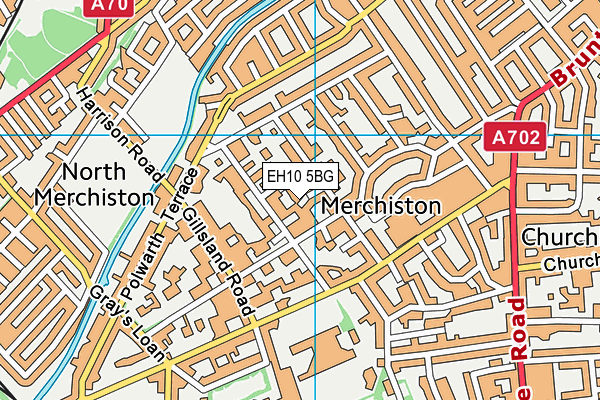 EH10 5BG map - OS VectorMap District (Ordnance Survey) EH10 5BG map - OS VectorMap District (Ordnance Survey)
